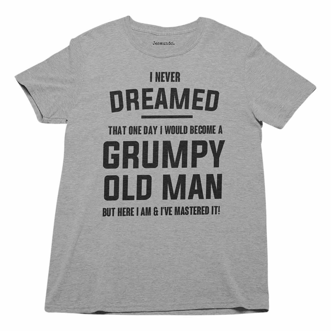 Galaxy Tees Maglietta Uomo Divertente 'Grumpy Old Man' – Nero, Taglie Fino A 4XL