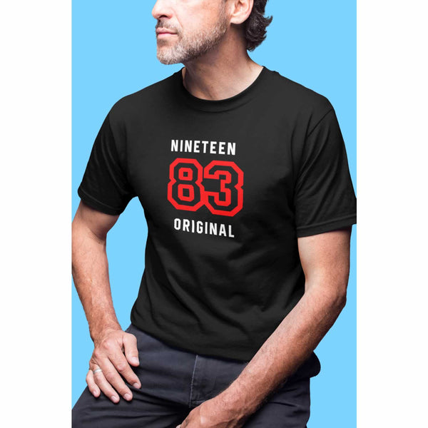 Original Bold Nineteen 83 40th Birthday T-Shirt For Men