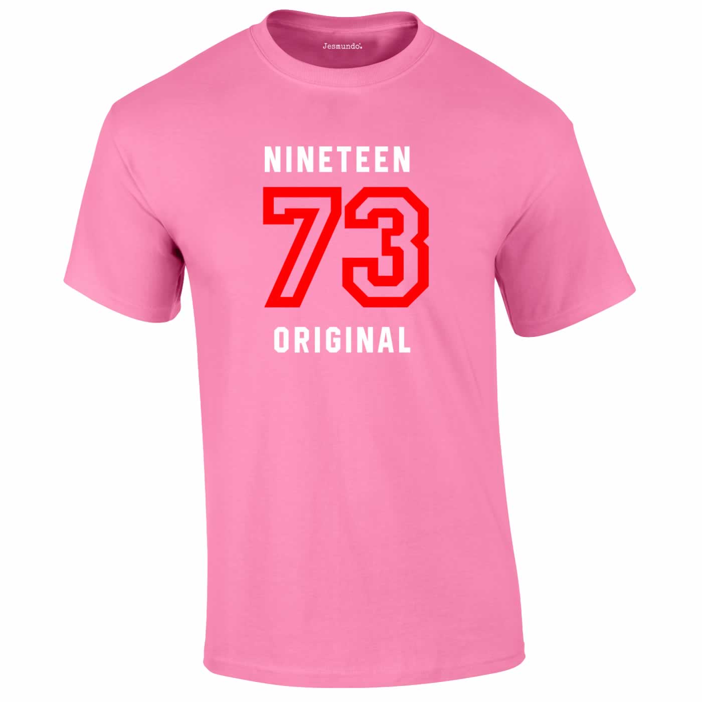 Nineteen 73 50th Birthday Tee In Pink