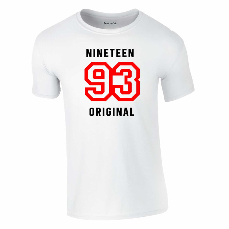 Bold Nineteen 93 Tee In White