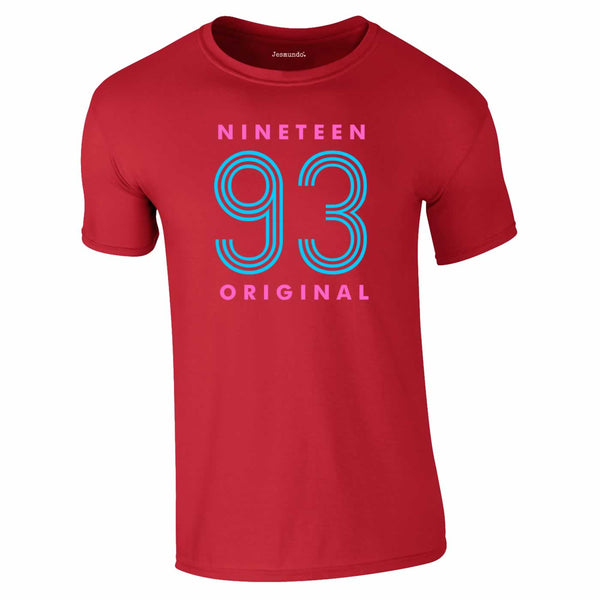 1993 Neon Tee In Red