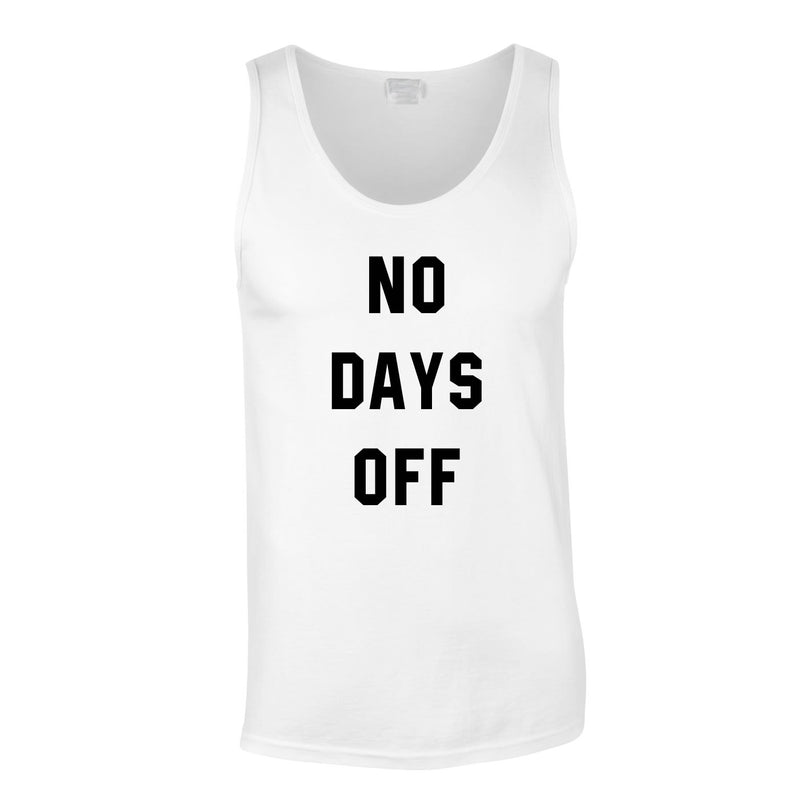 No Days Off Vest In White