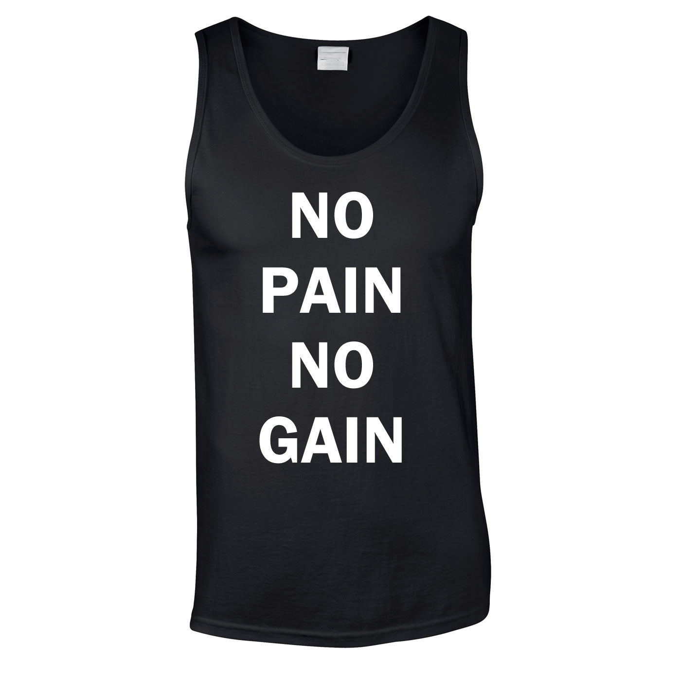 No Pain No Gain Vest In Black