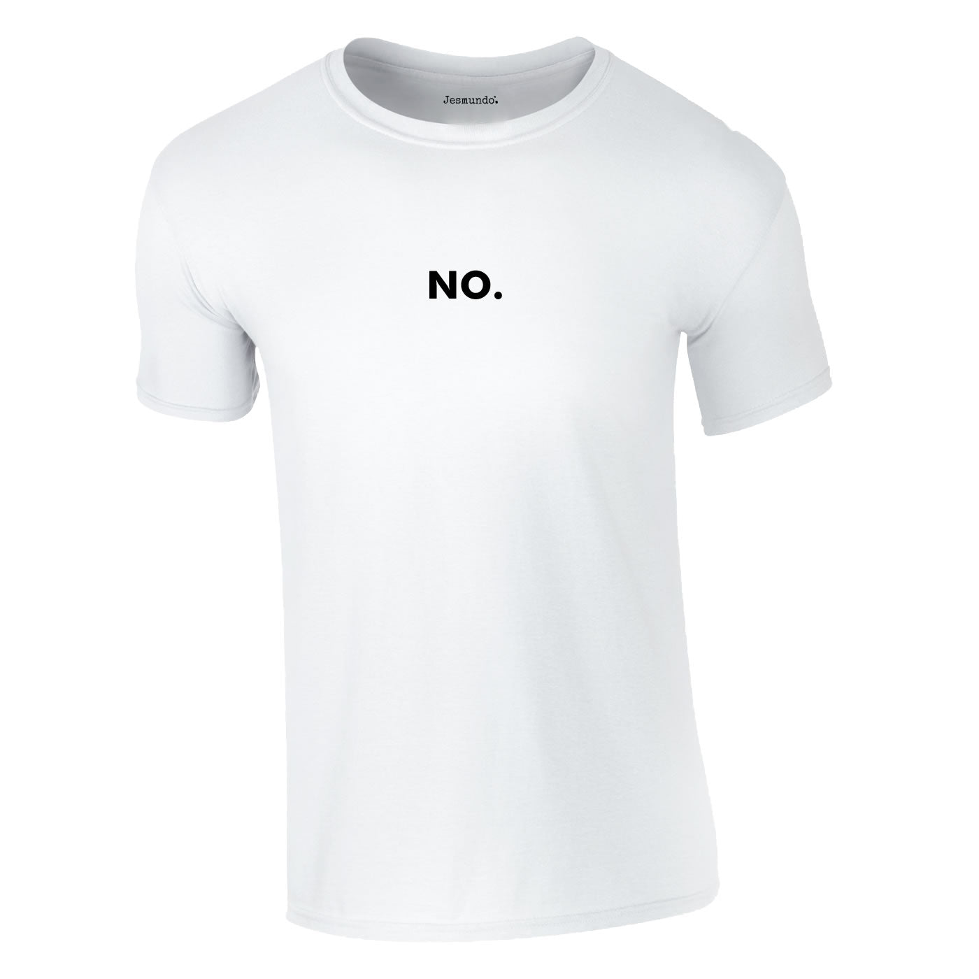 No Printed Tee In White