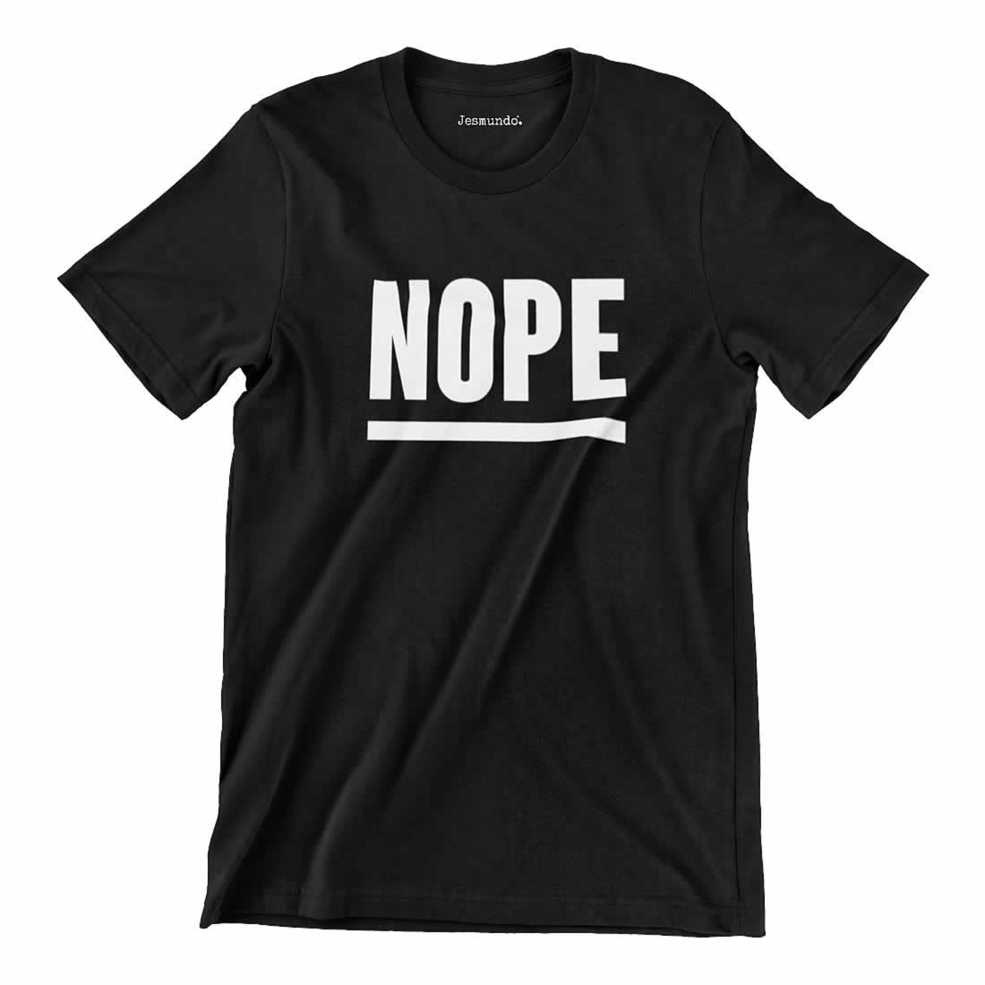 Nope Slogan T Shirt