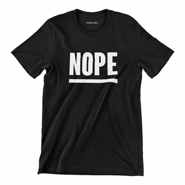 Nope Slogan T Shirt