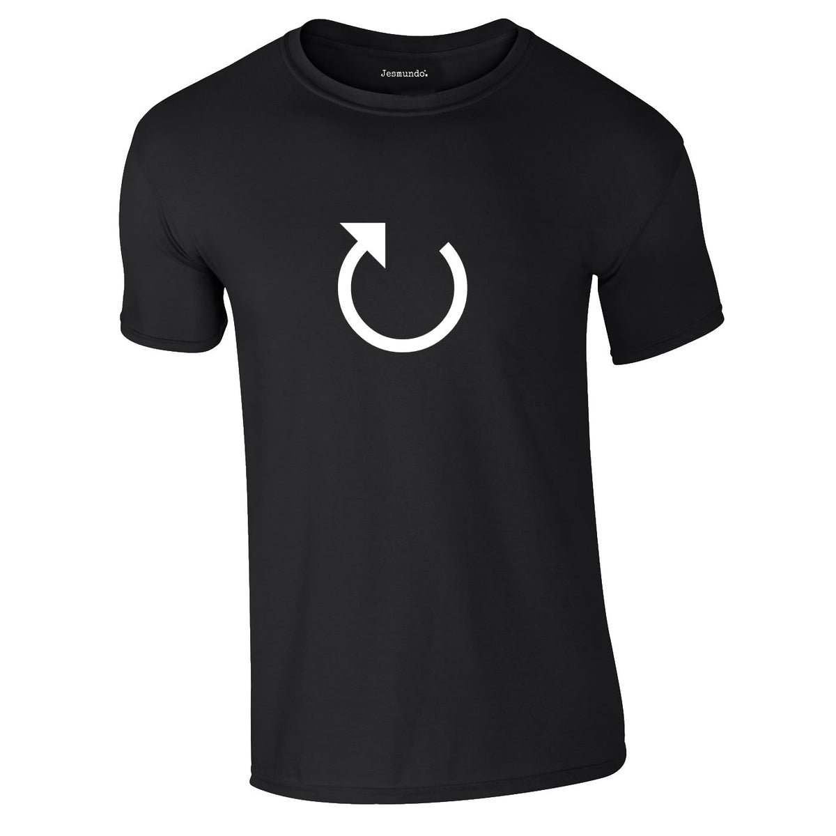 Loading Arrow Graphic Tee In Black