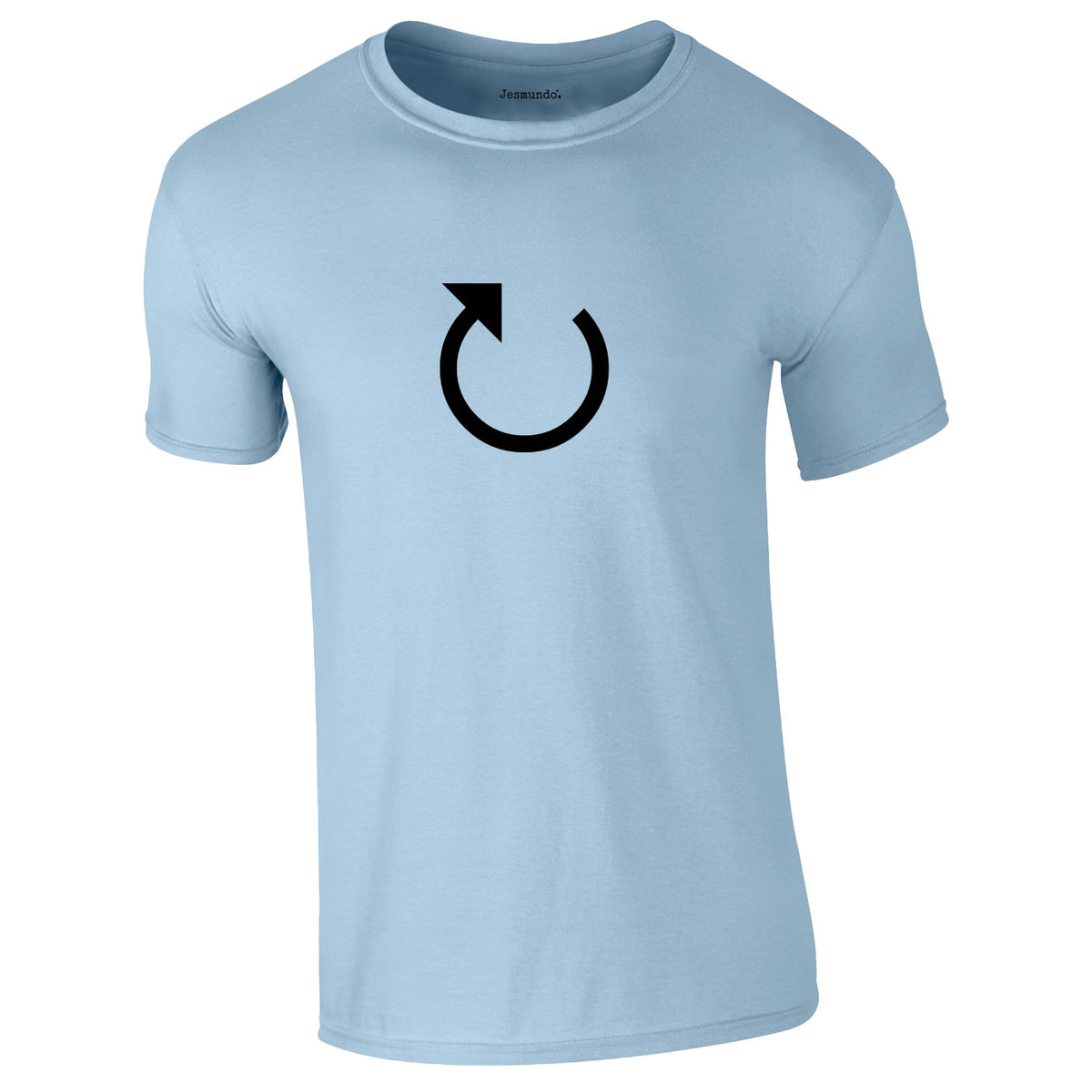 Loading Arrow Graphic Tee In Sky
