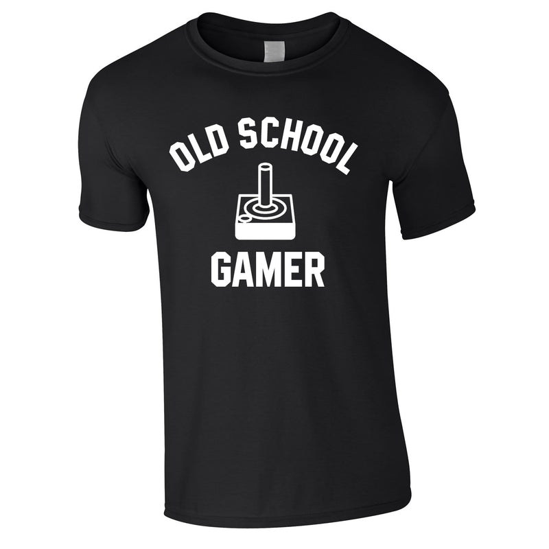 Old School Gamer Tee In Black