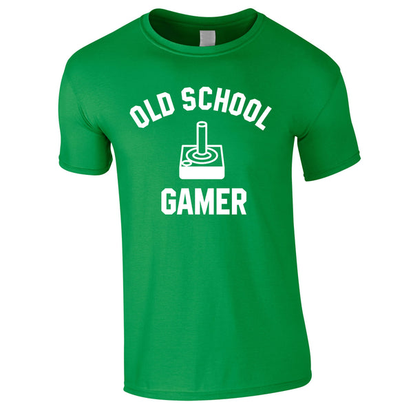 Old School Gamer Tee In Green