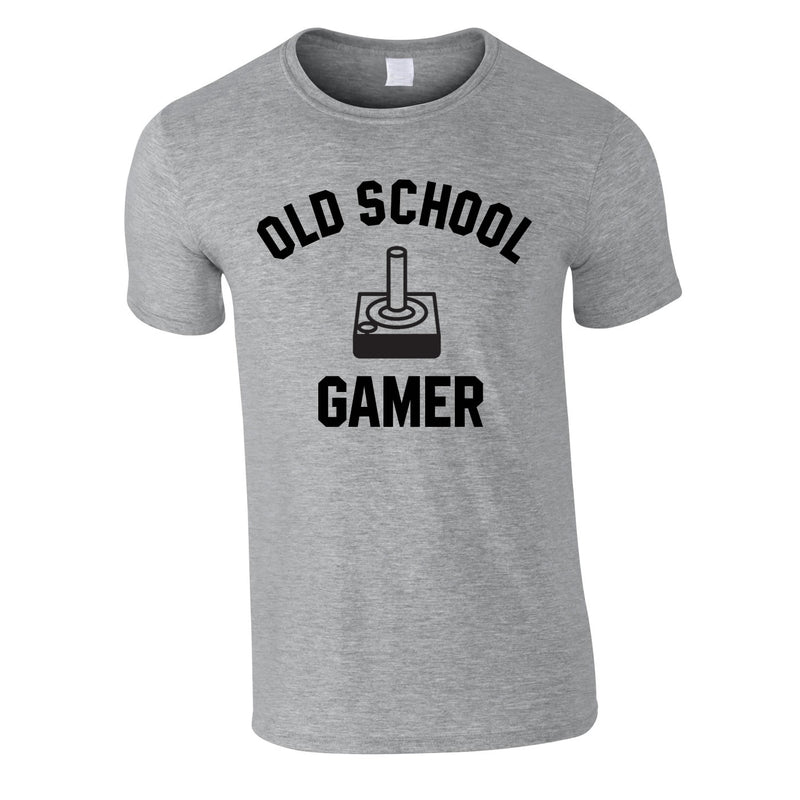 Old School Gamer Tee In Grey