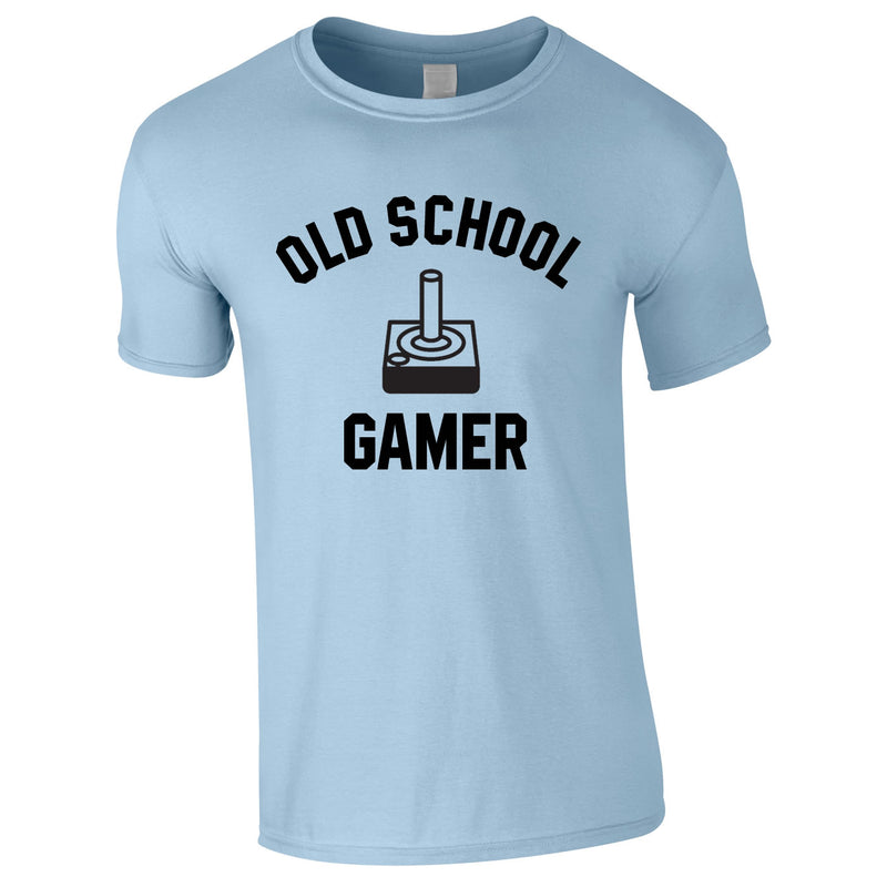 Old School Gamer Tee In Sky