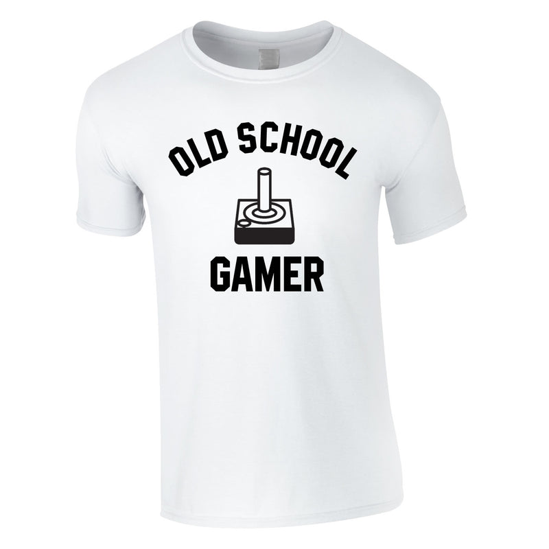 Old School Gamer Tee In White