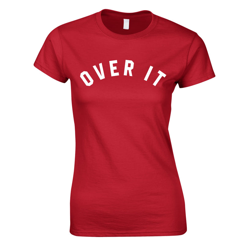 Over It Top In Red