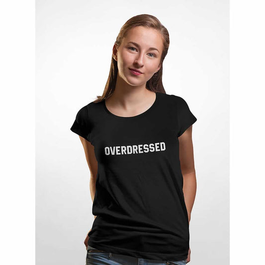 Overdressed Slogan Top