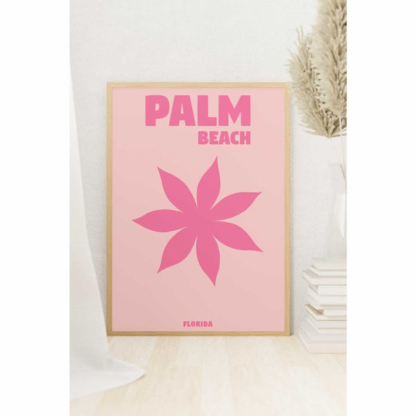 Palm Beach Travel Art Print