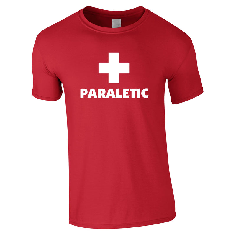 Paraletic Tee In Red