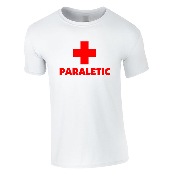 Paraletic Tee In White