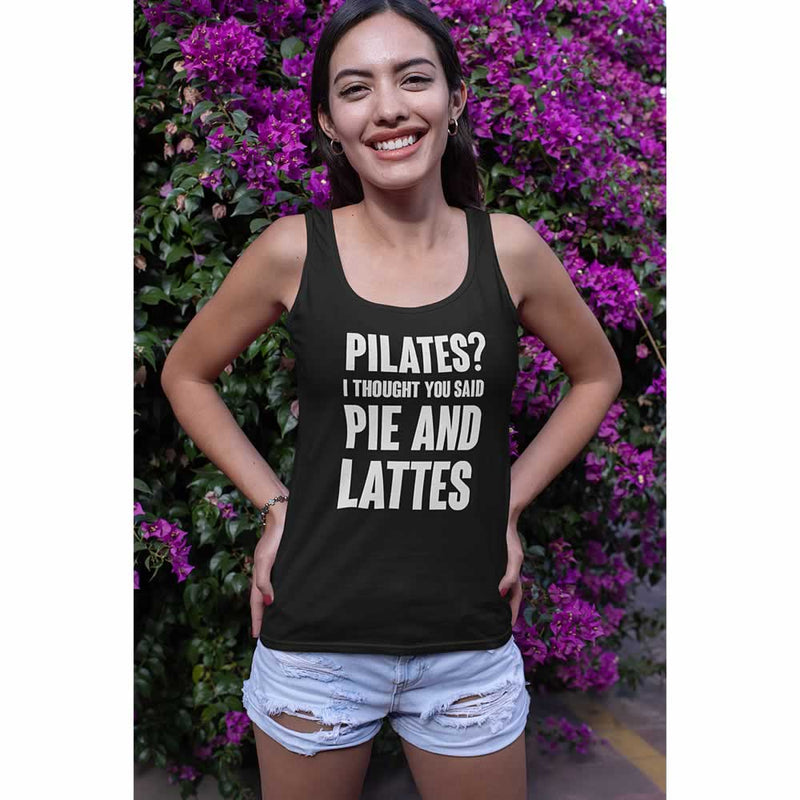 Pilates? I Thought You Said Pie And Lattes Women's Vest