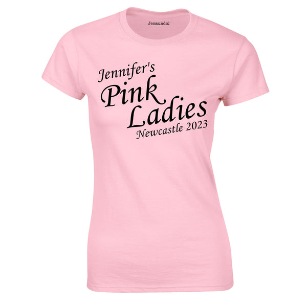 Pink Ladies Hen Do Theme T Shirts