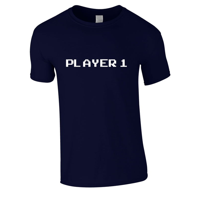 Player 1 Gaming Tee In Navy