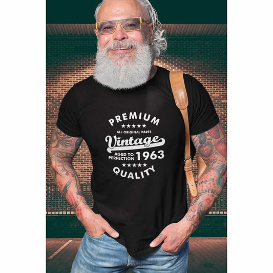 Premium Vintage 1963 Aged To Perfection T-Shirt For Men