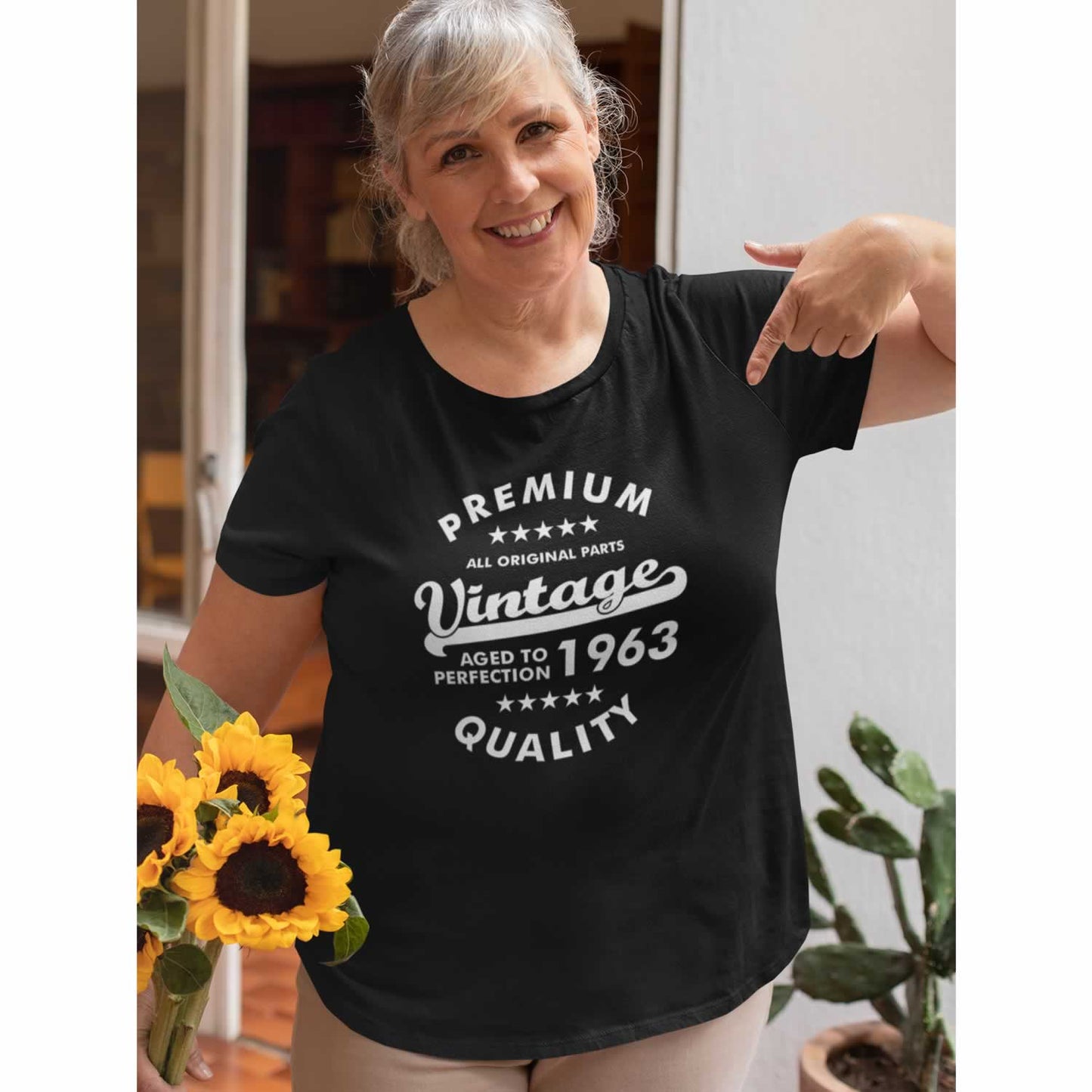 Premium Vintage 1963 Aged To Perfection T-Shirt For Women