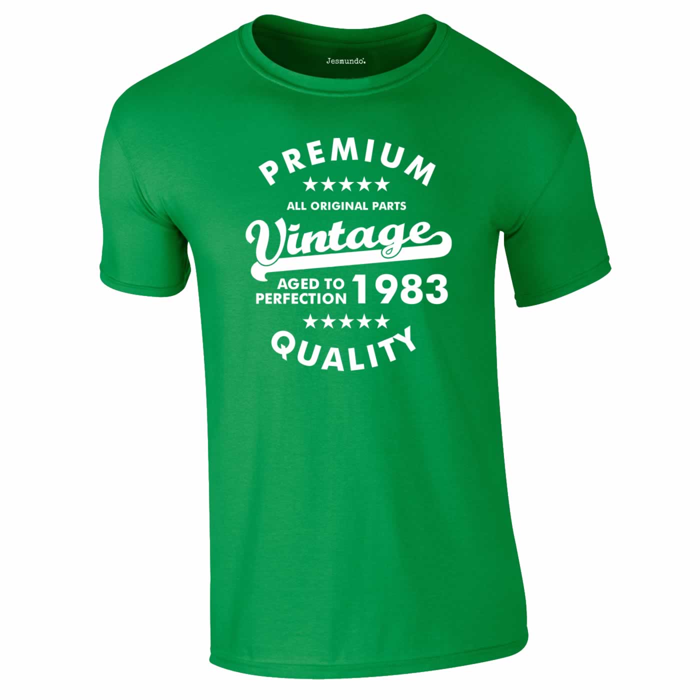 Premium Quality Vintage 1983 Tee In Green
