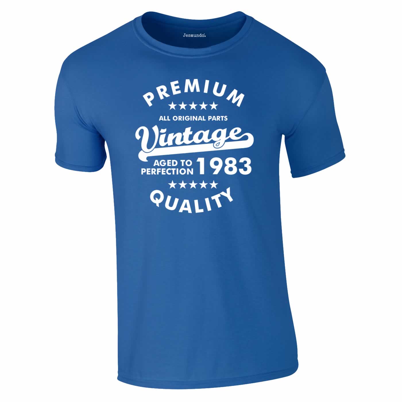Premium Quality Vintage 1983 Tee In Royal Blue