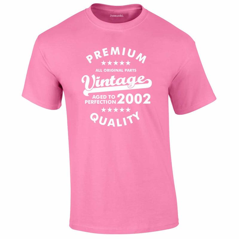 Premium Vintage 2002 Tee In Pink