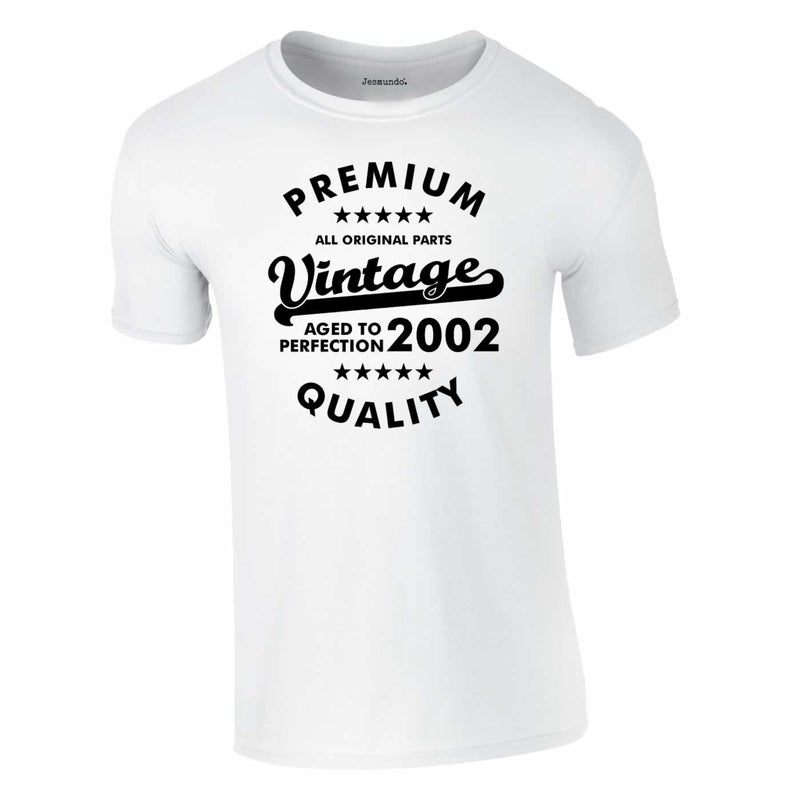 Premium Vintage 2002 Tee In White