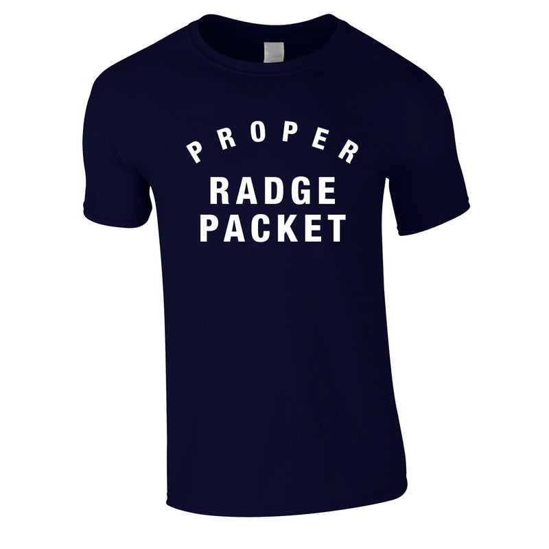 Proper Radge Packet Mens Tee In Navy