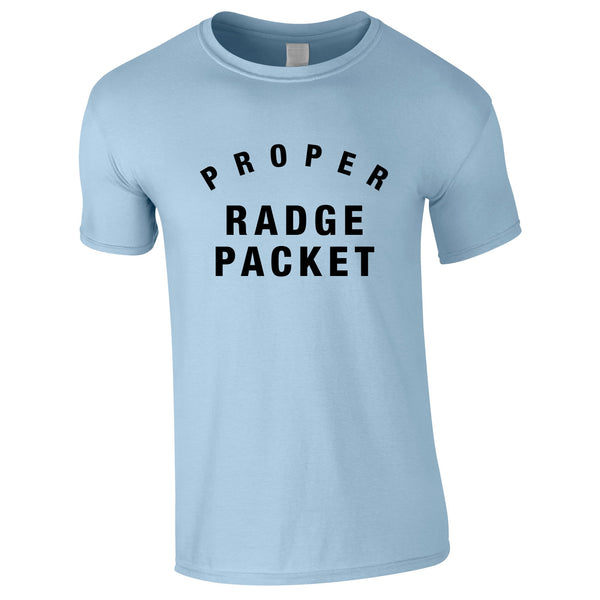 Proper Radge Packet Mens Tee In Sky