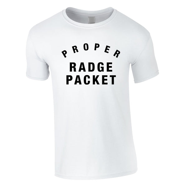 Proper Radge Packet Mens Tee In White