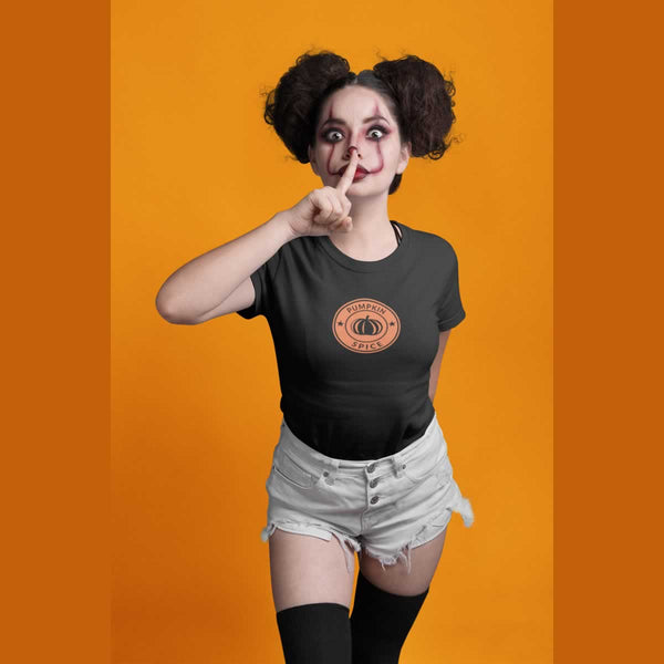 Women's Pumpkin Spice Halloween T-Shirt