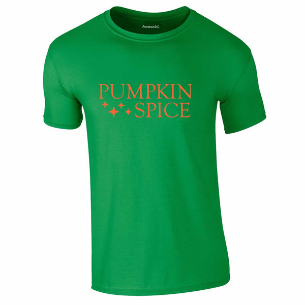 Pumpkin Spice Halloween Tee In Green