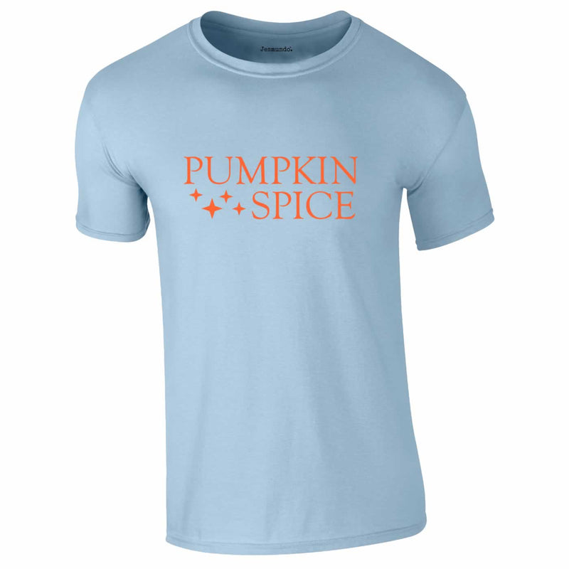 Pumpkin Spice Halloween Tee In Sky