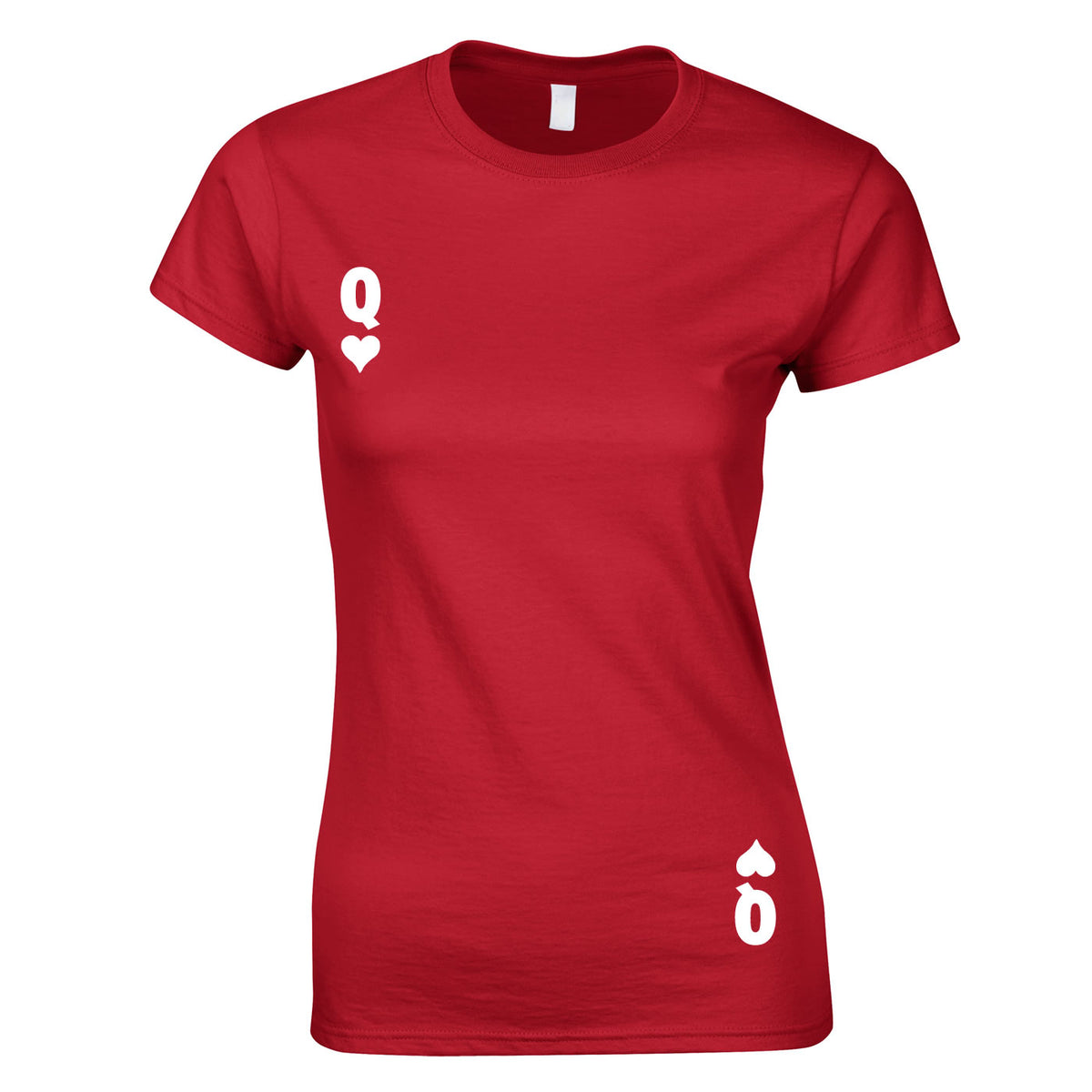 Queen Of Hearts Top In Red