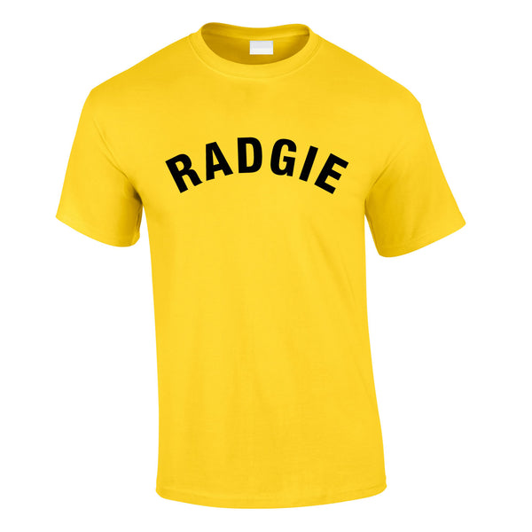 Radgie Men's Tee In Yellow