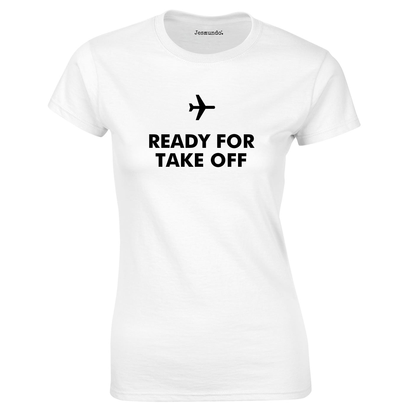 Ready For Take Off Women's Top In White