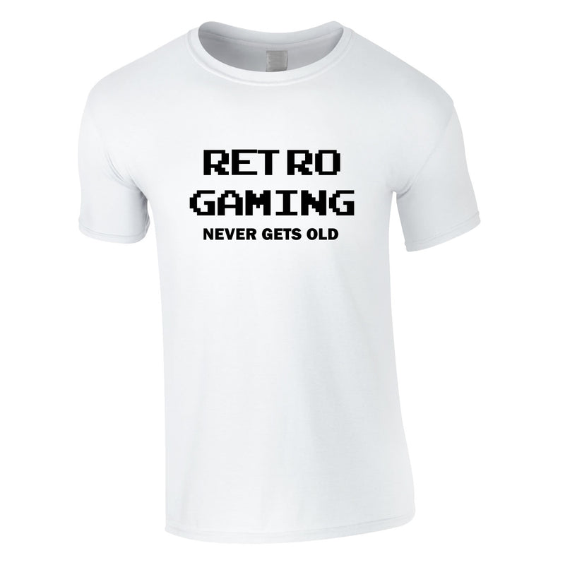 Retro Gaming Never Gets Old Tee In White