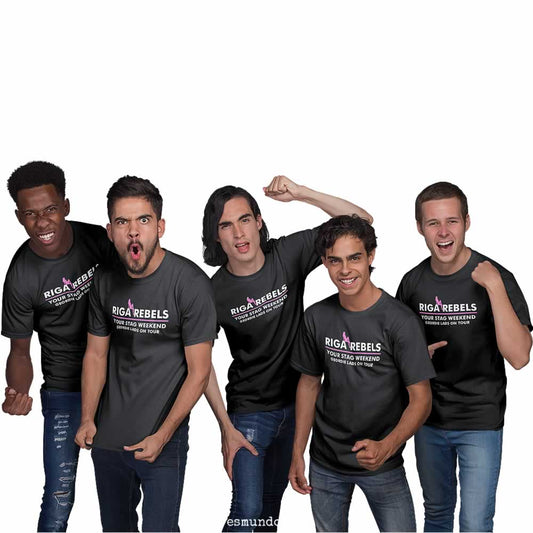 Riga Stag Do T Shirts Custom Printed For Guys