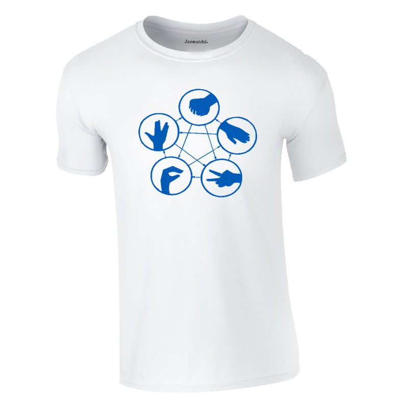 SALE - Rock Paper Scissors Lizard Spock Tee