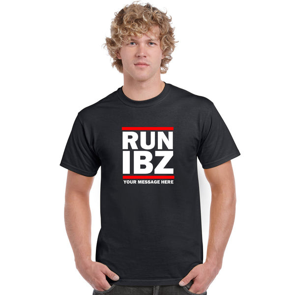 Run IBZ Lads Holiday Custom Printed T Shirts