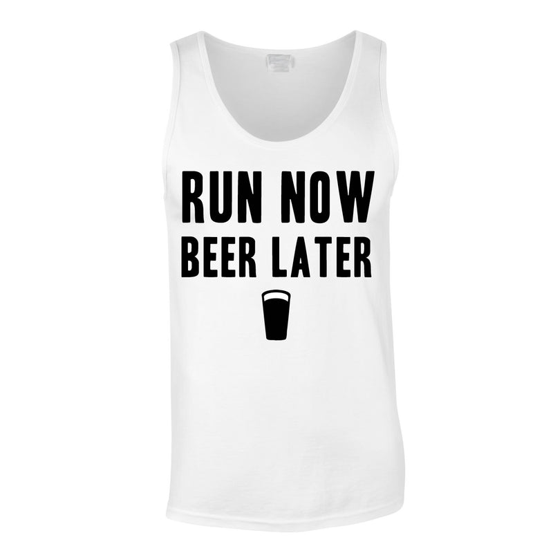 Run Now Beer Later Vest