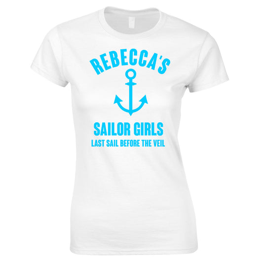 Sailor Theme Hen Do T Shirts Custom Printed