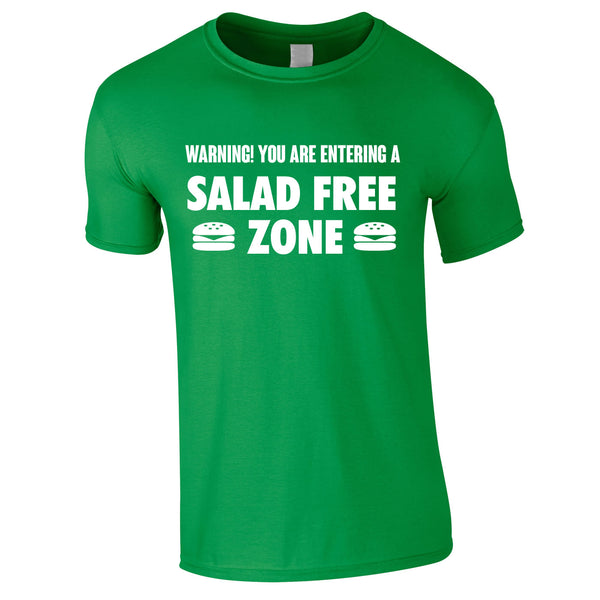 Salad Free Zone Tee In Green