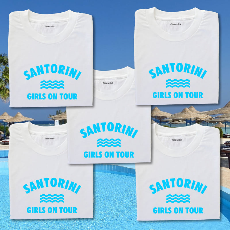 Girls on tour holiday t shirts