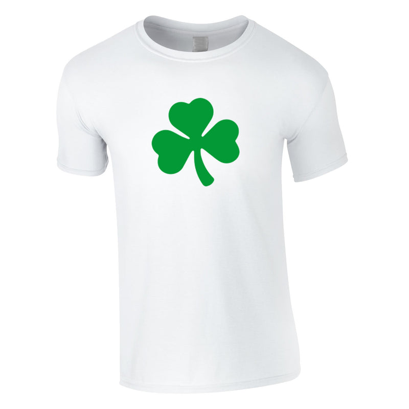 Shamrock Graphic Tee In White