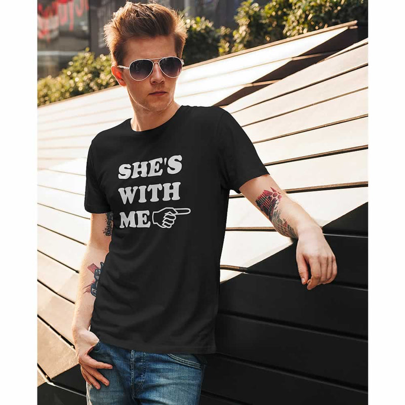 Shes With Me Tee